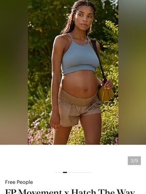Free People x Hatch The Way Home Maternity Shorts